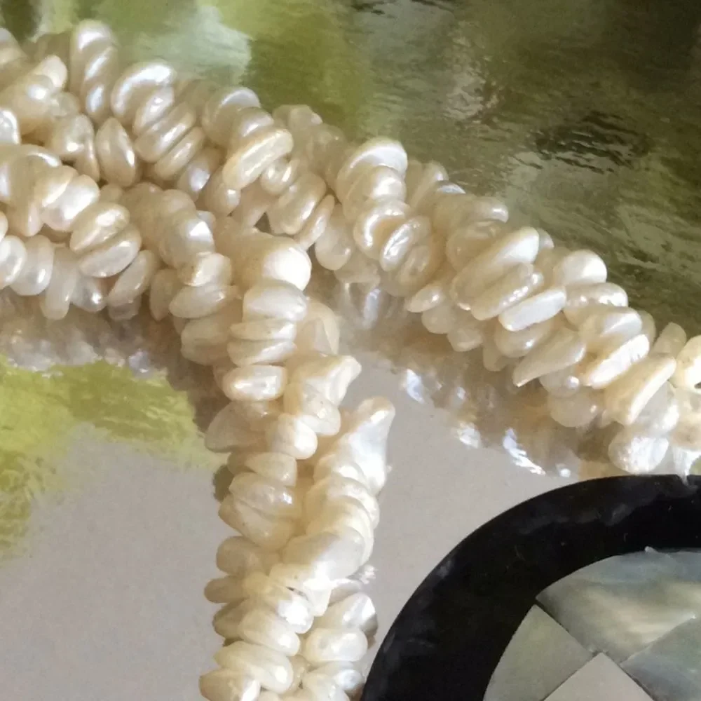 Handmade 💞Mather of pearl 💞necklace
